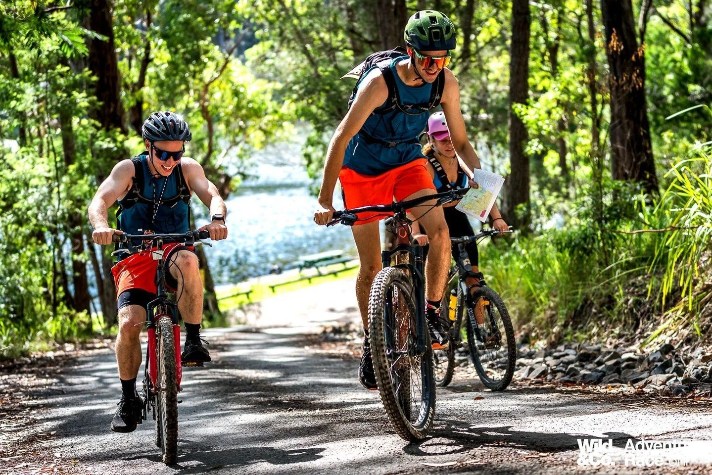 Conquering the wild trails on two wheels! 🌲🚴&zwj;♂️ Every root and rock is a new challenge, and we&rsquo;re loving every moment of this adventure. Who else is ready to hit the trails? #AdventureRacing #GetOutside #MountainBiking #WildAndCo