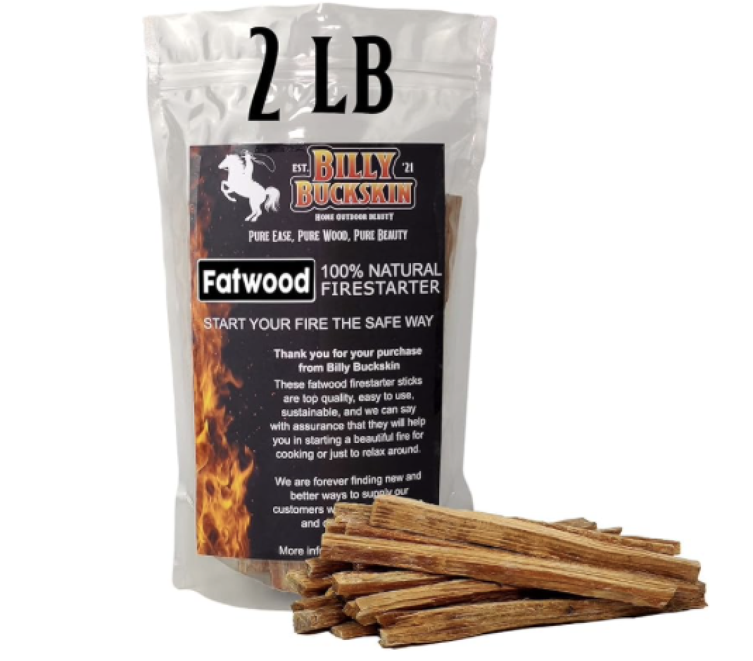 Billy Buckskin Fatwood Fire Starter Sticks