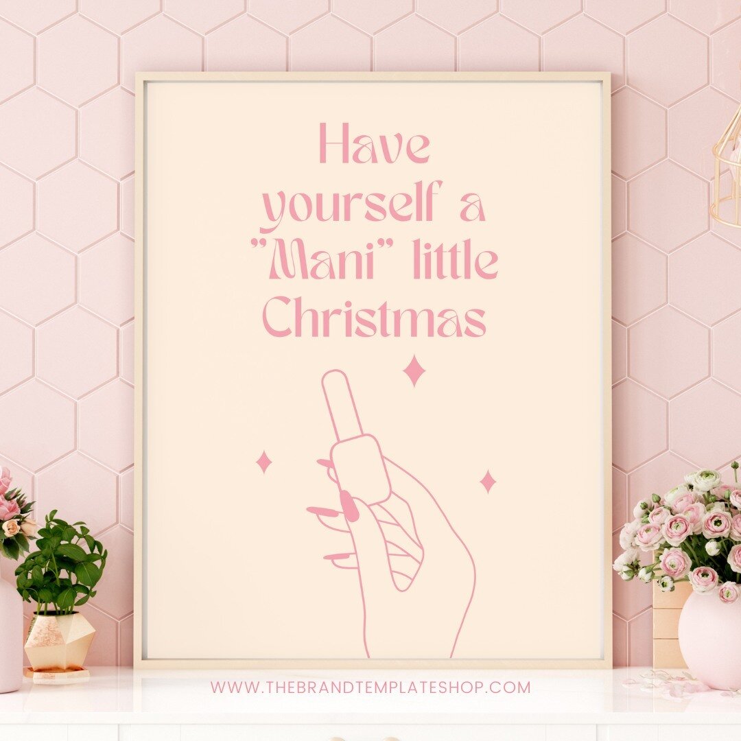 Eeeeeek! It's December... already??? Yes, already!!!

If you've left planning your Christmas promotions to the last minute, don't worry we've got you covered. With our Salon Brand Templates available at The Brand Template Shop.

You'll find:
🎄 Print