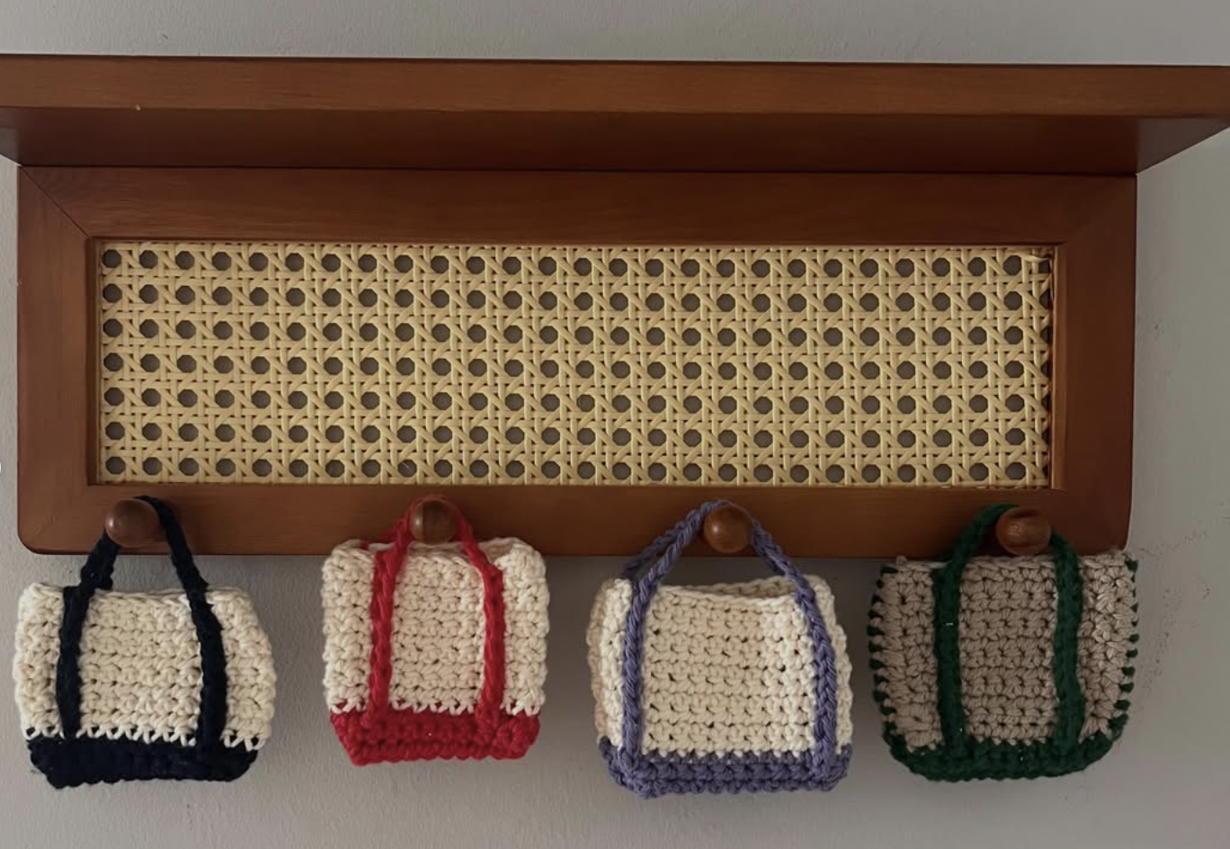 Mini tote keychains