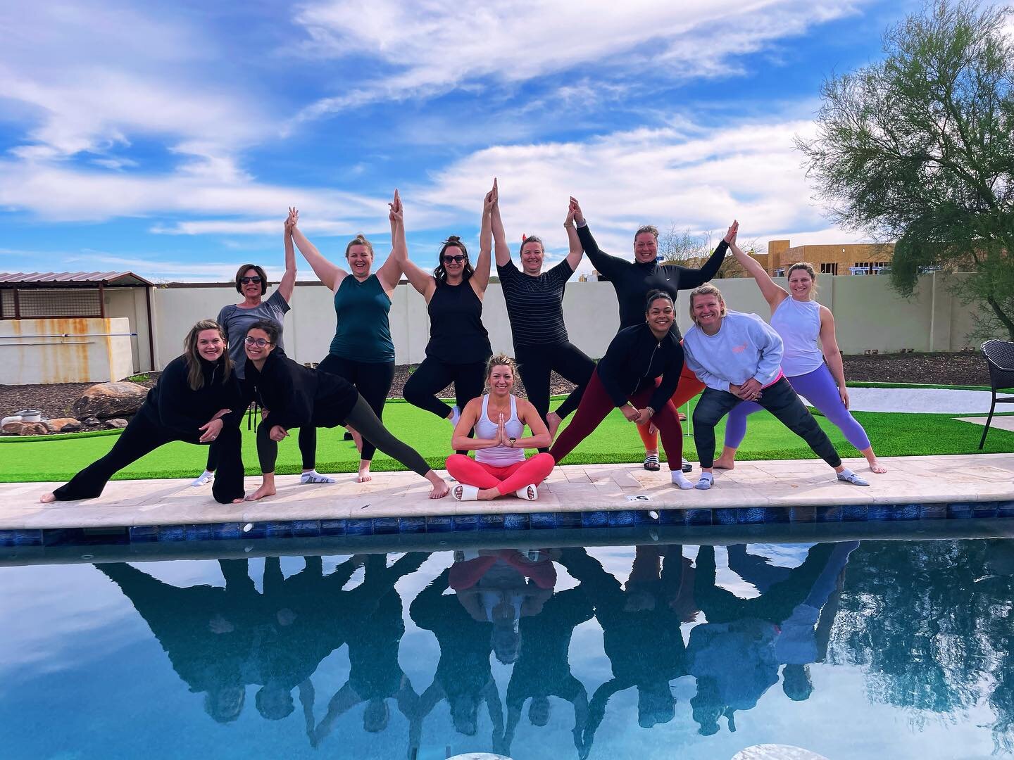 Love a fun mini photo shoot after a connective yoga session with the bachelorette and her crew!
 
It&rsquo;s so important to take the time to experience, restorative rest. 
Many bachelorette parties miss out on that key component, and instead, choose