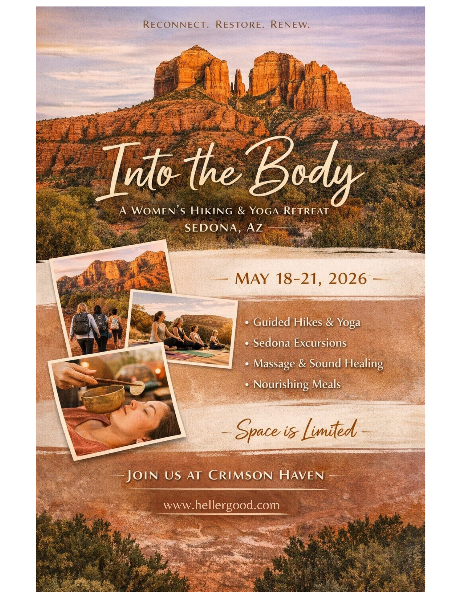 Into the Body: Sedona Women’s Hiking &amp; Yoga Retreat