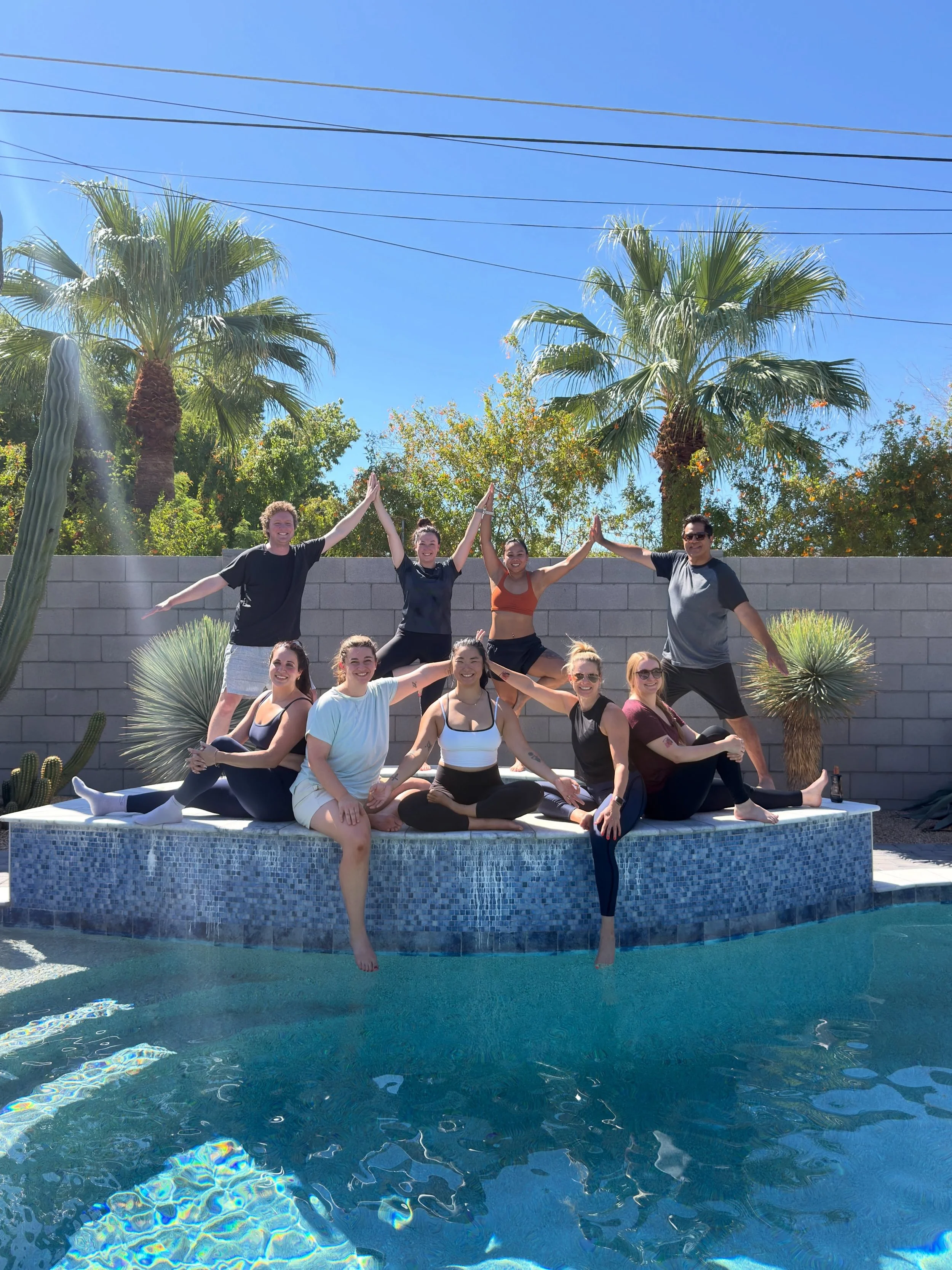After returning from Costa Rica I can&rsquo;t think of a better way to kick off a Heller Good fall season than with a fun bachelorette yoga party! 

Such a fun crew this morning.
Thanks to Allie for finding me and setting everything up and congrats t