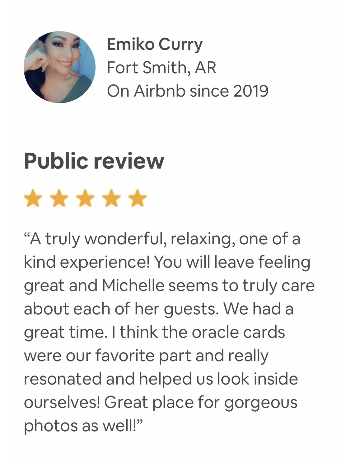 Papago Nature Walk & Yoga with Heller Good. I truly wonderful, relaxing, one of a kind experience! You will leave feeling great, and Michele seem to truly care about each of her guests. We had a great time. I think the Oracle cards were our favorite