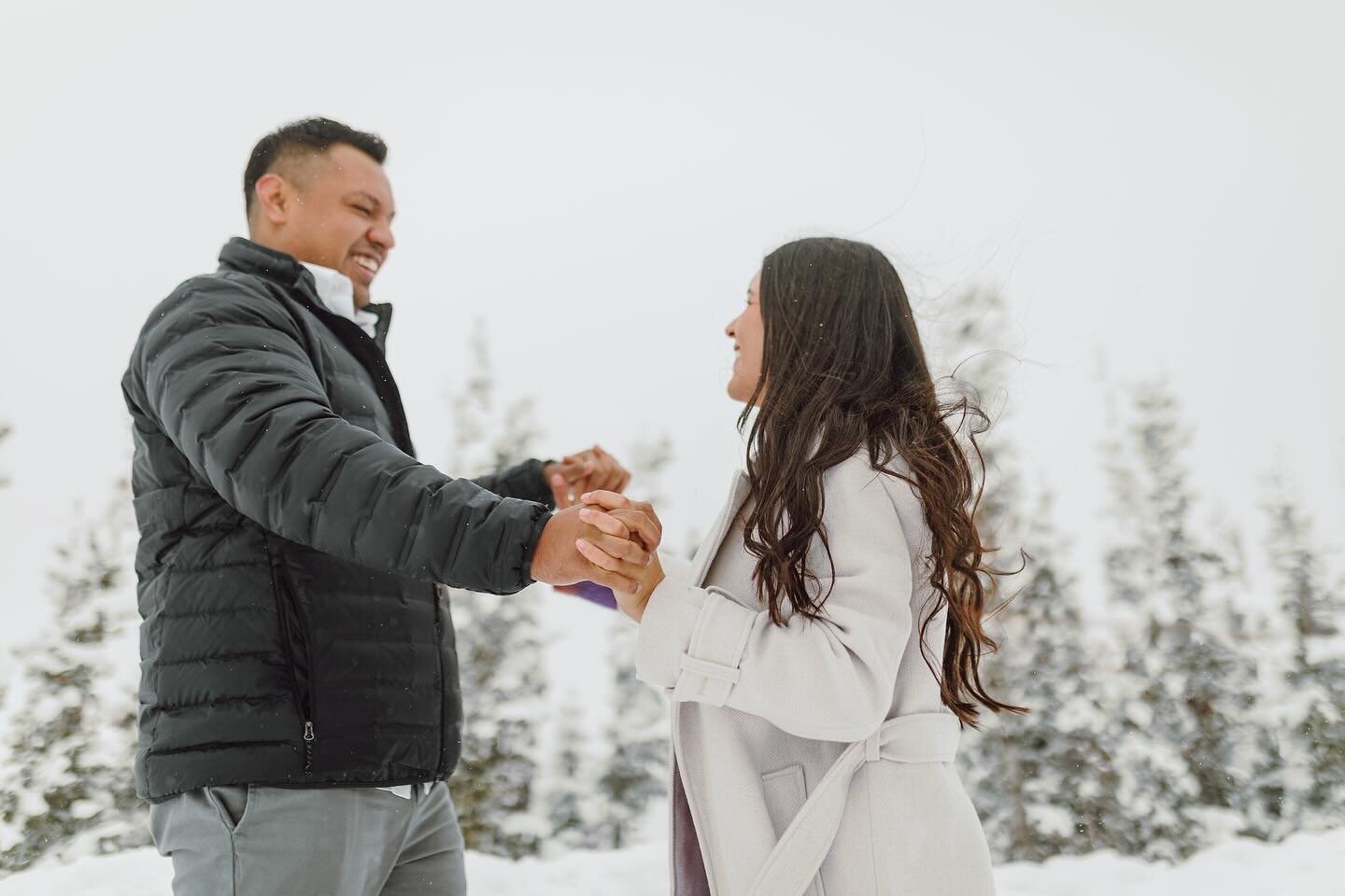 smitten in the snow 🤍