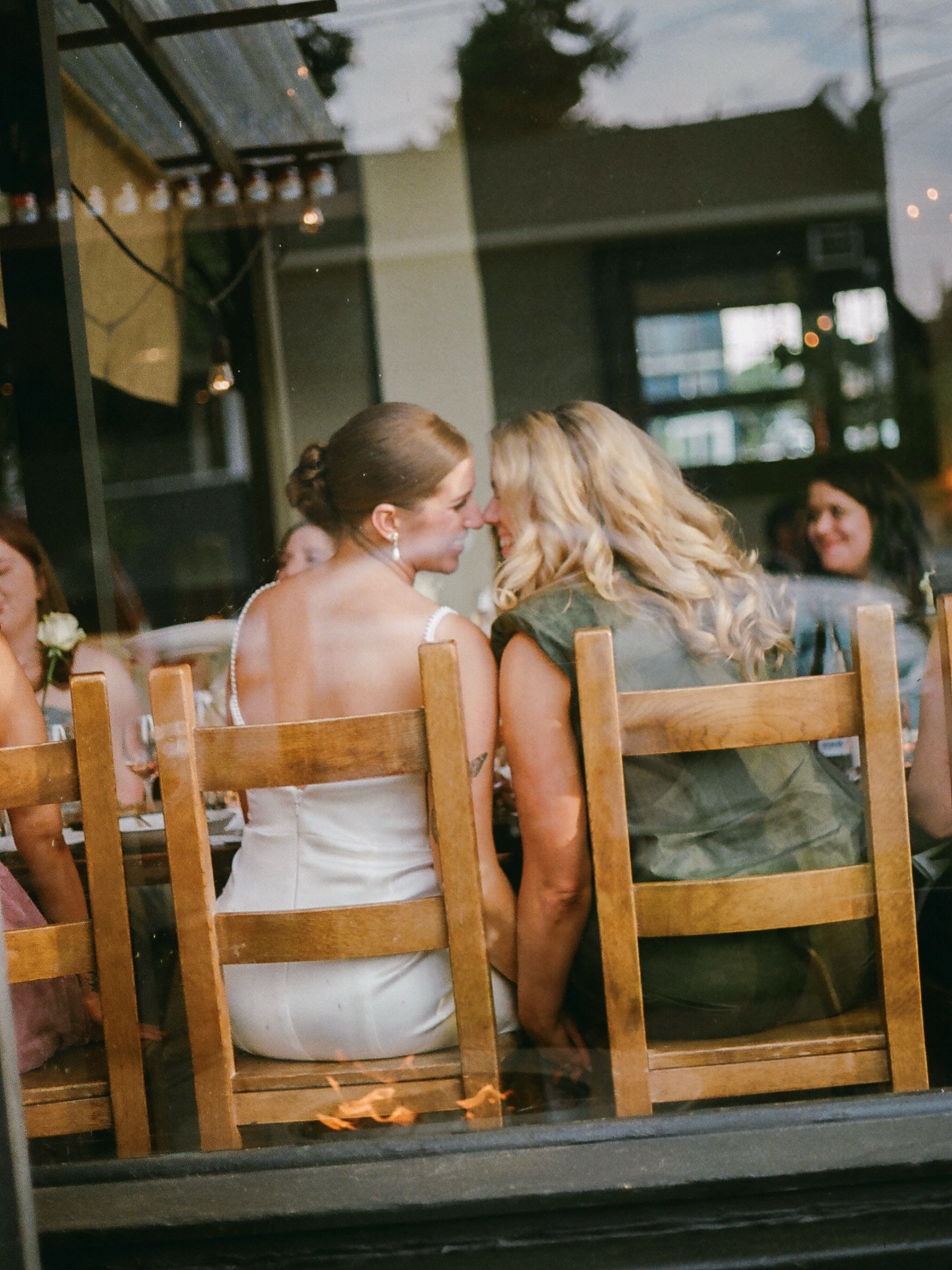 alicia and erynn!! and lexi 🥰 on film and digital. 

hmua: @mstimssmakeupartist 
coordination: @colleenscoordinating 
venue: wisteria hall at the washington park arboretum
rentals: @grandeventrentals 
florals: @monimedia__ 
reception dinner: @cantin