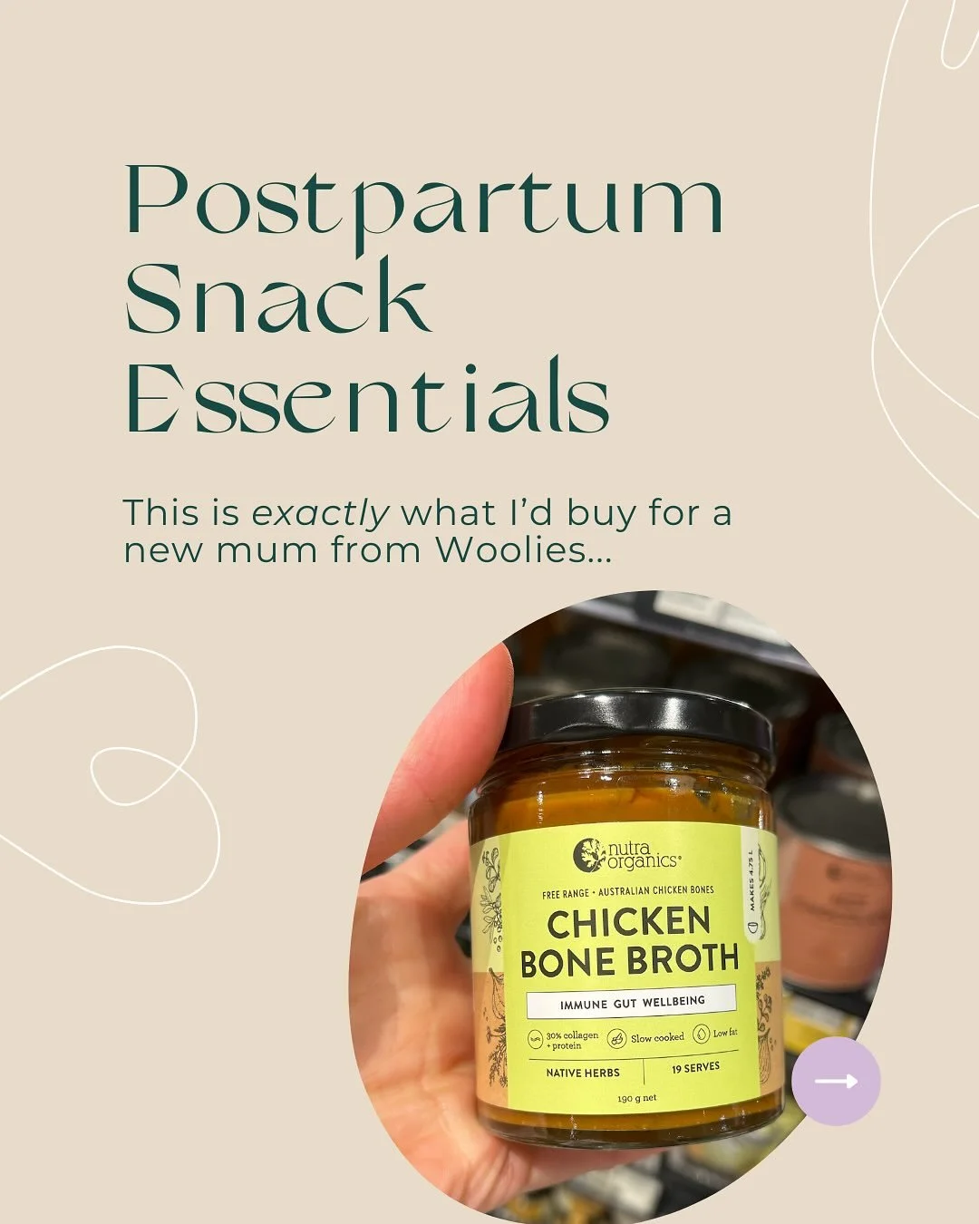Come shopping with me at Woolies for postpartum snack essentials 🛒 🍓

If I were about to enter my fourth trimester, this is exactly what I&rsquo;d grab to keep me going.

Main meals matter, but sometimes it&rsquo;s the snacks that really save you. 