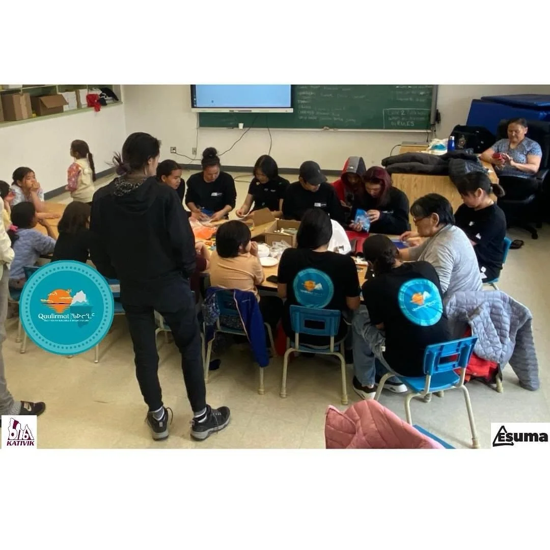 We had Jemma Tatatuapik teach us the ropes of beading. #qaulirmat #inuityouthbuildingabrightfuture