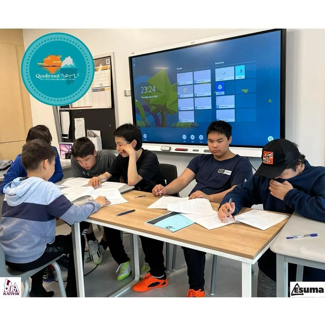 Learning about different college programs and entrepreneurship has opened up our horizons. #qaulirmat #inuityouthbuildingabrightfuture