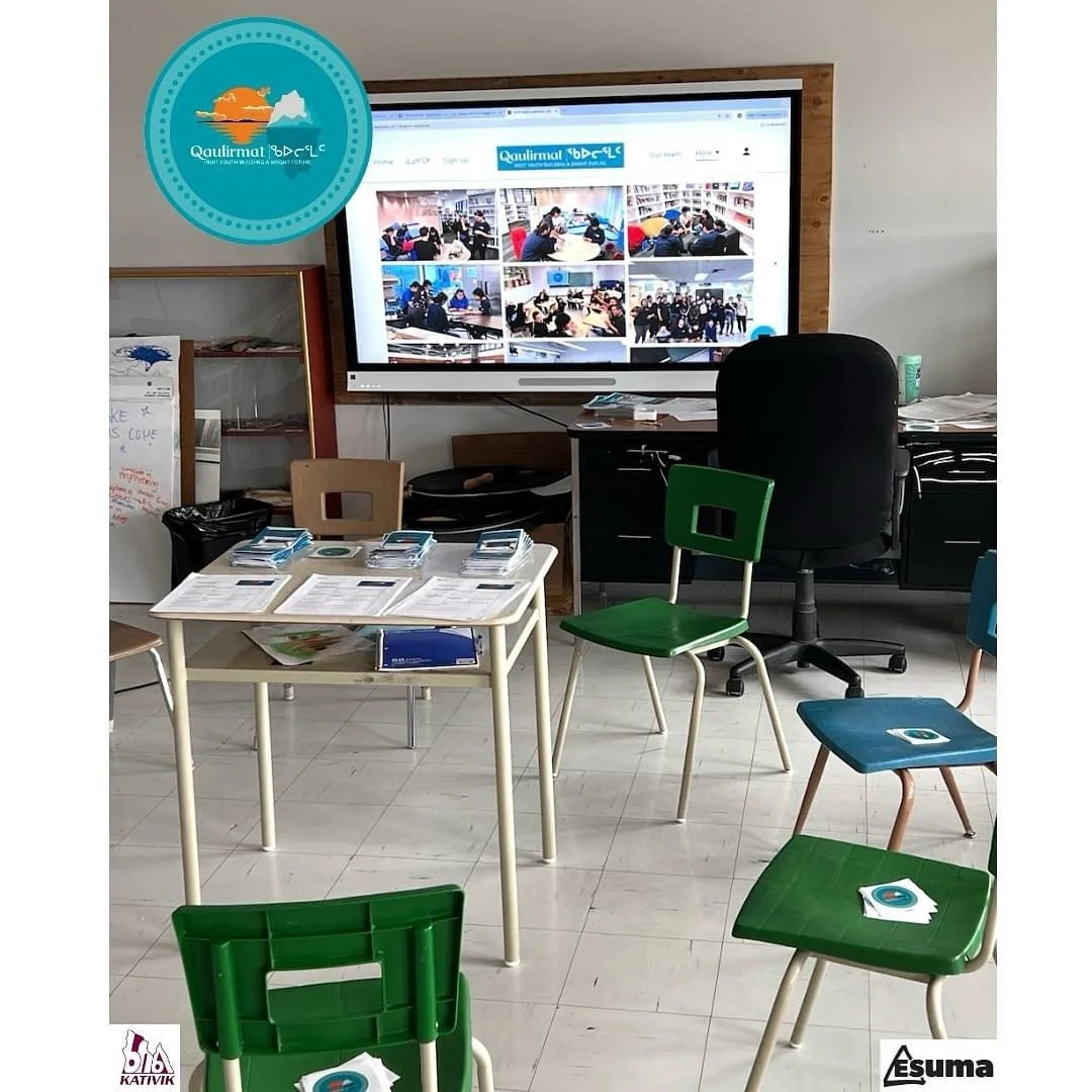 To support our Leadership Camp, we sold our stickers door-to-door. 
#qaulirmat #inuityouthbuildingabrightfuture