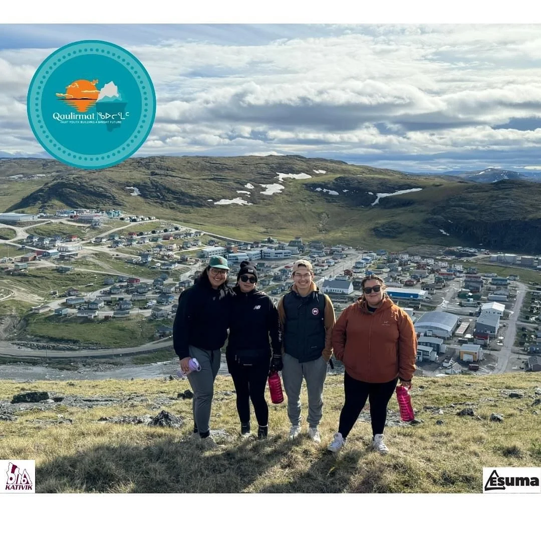 Our team in Salluit loves to plan & coordinate weekly schedules up on the mountain top.