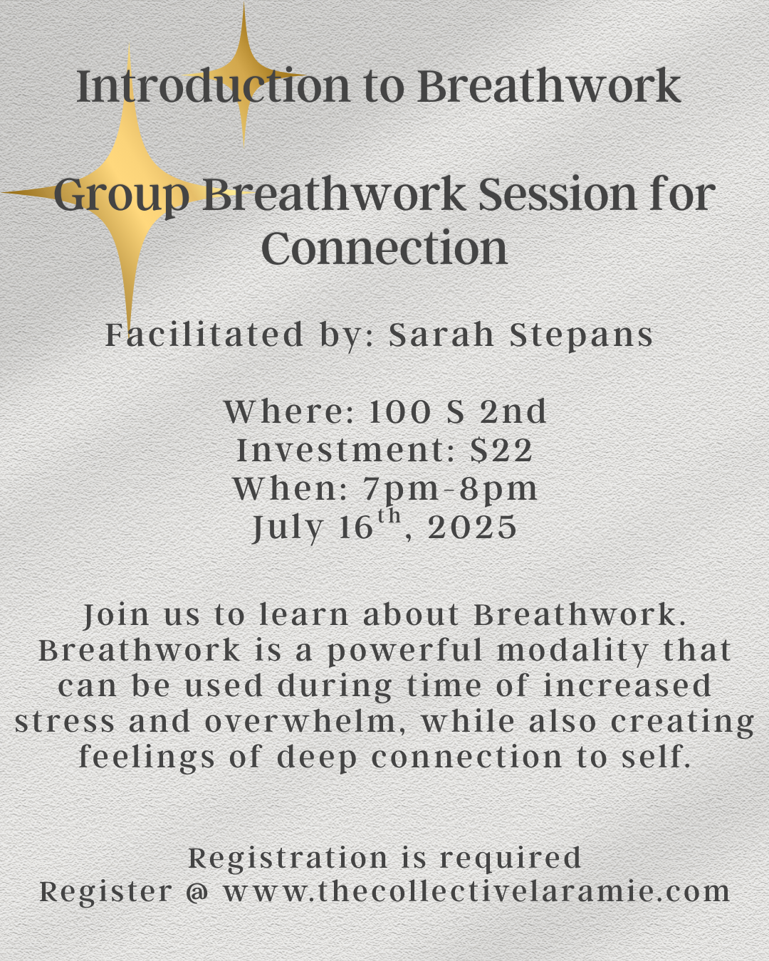 Introduction to Breathwork - Group Breathwork for Connection