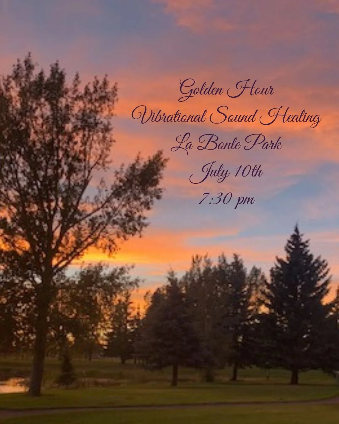 Golden Hour Vibrational Sound Healing Facilitated by Theresa Chavez from Flowering Journey Wellness