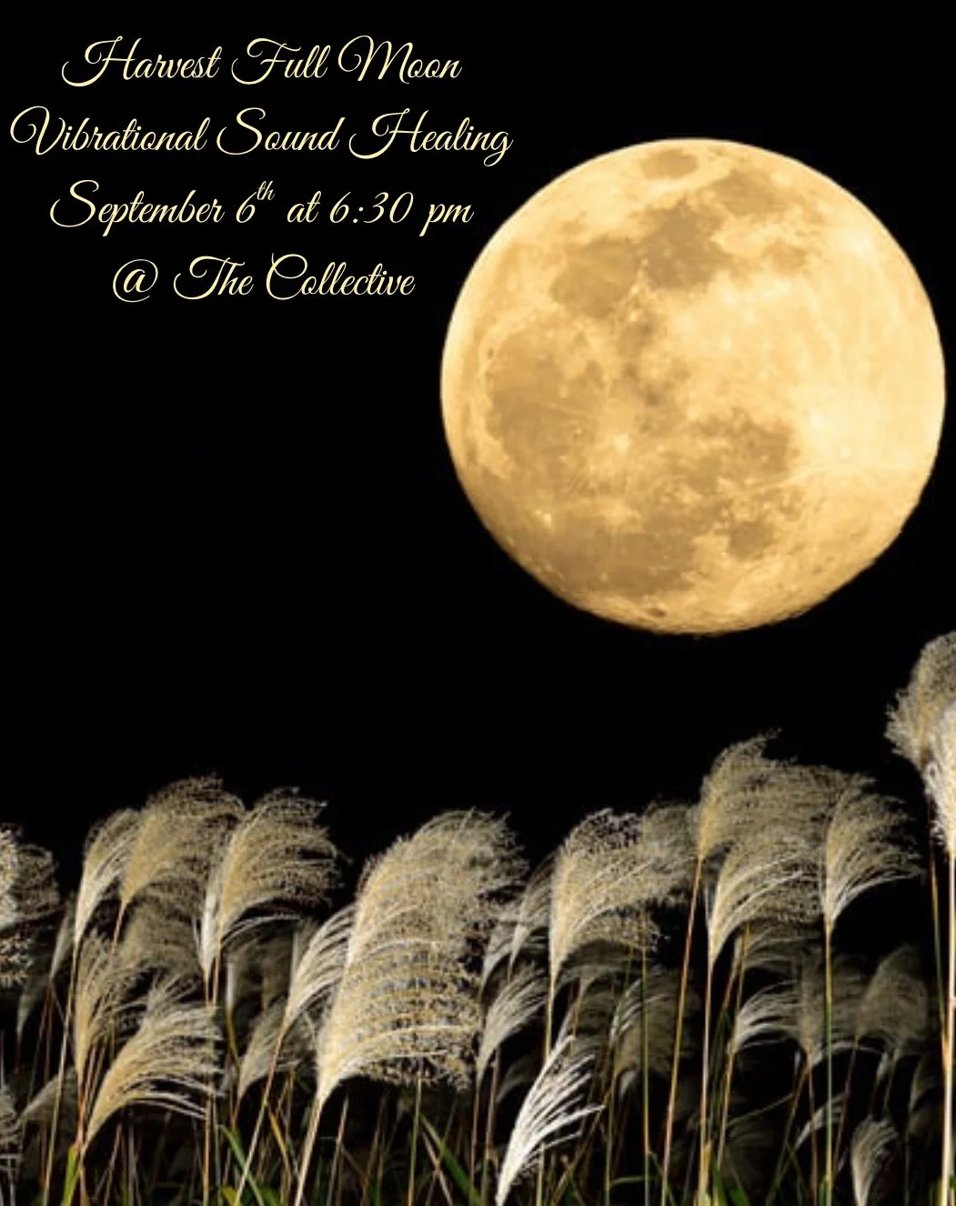 Harvest Full Moon Vibrational Sound Healing with Theresa Chavez from Flowering Journey Wellness