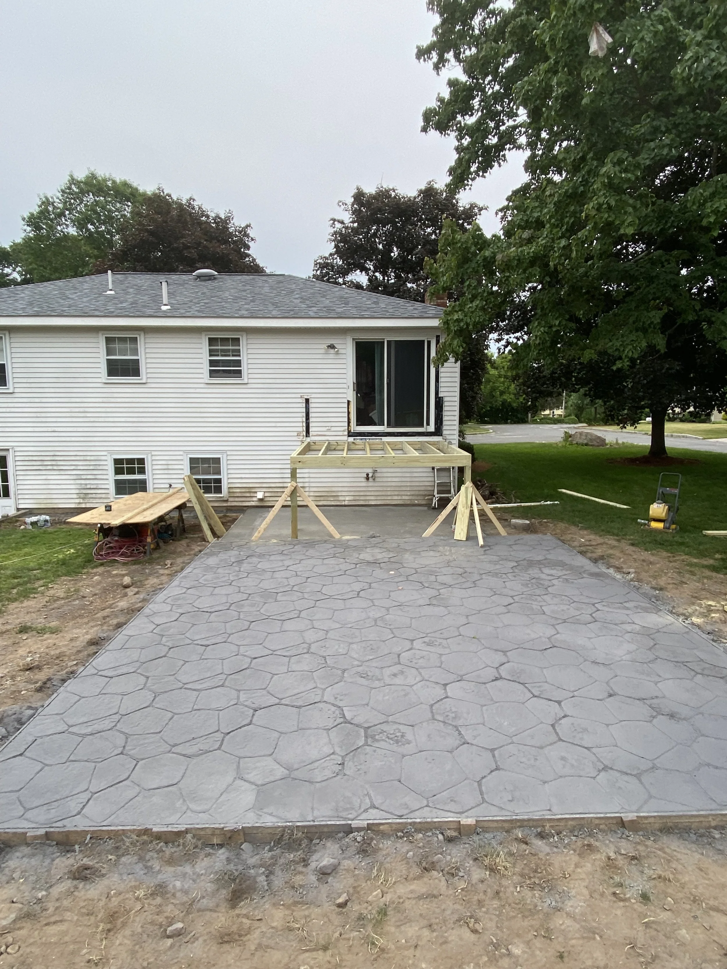 #stampedconcrete#concrete#flatwork#concretepatio