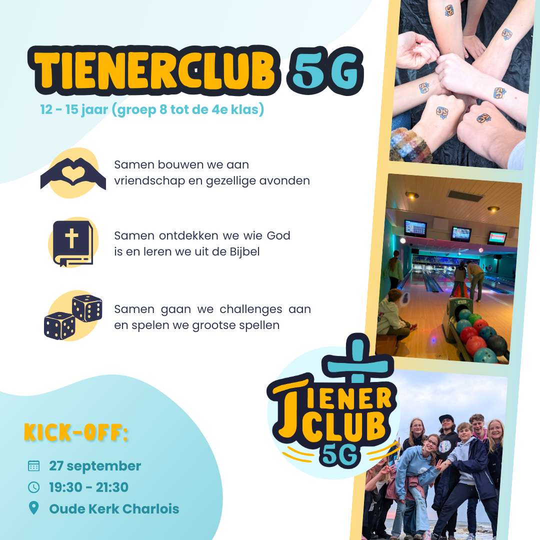 TIENERCLUB | 12-15 jaar