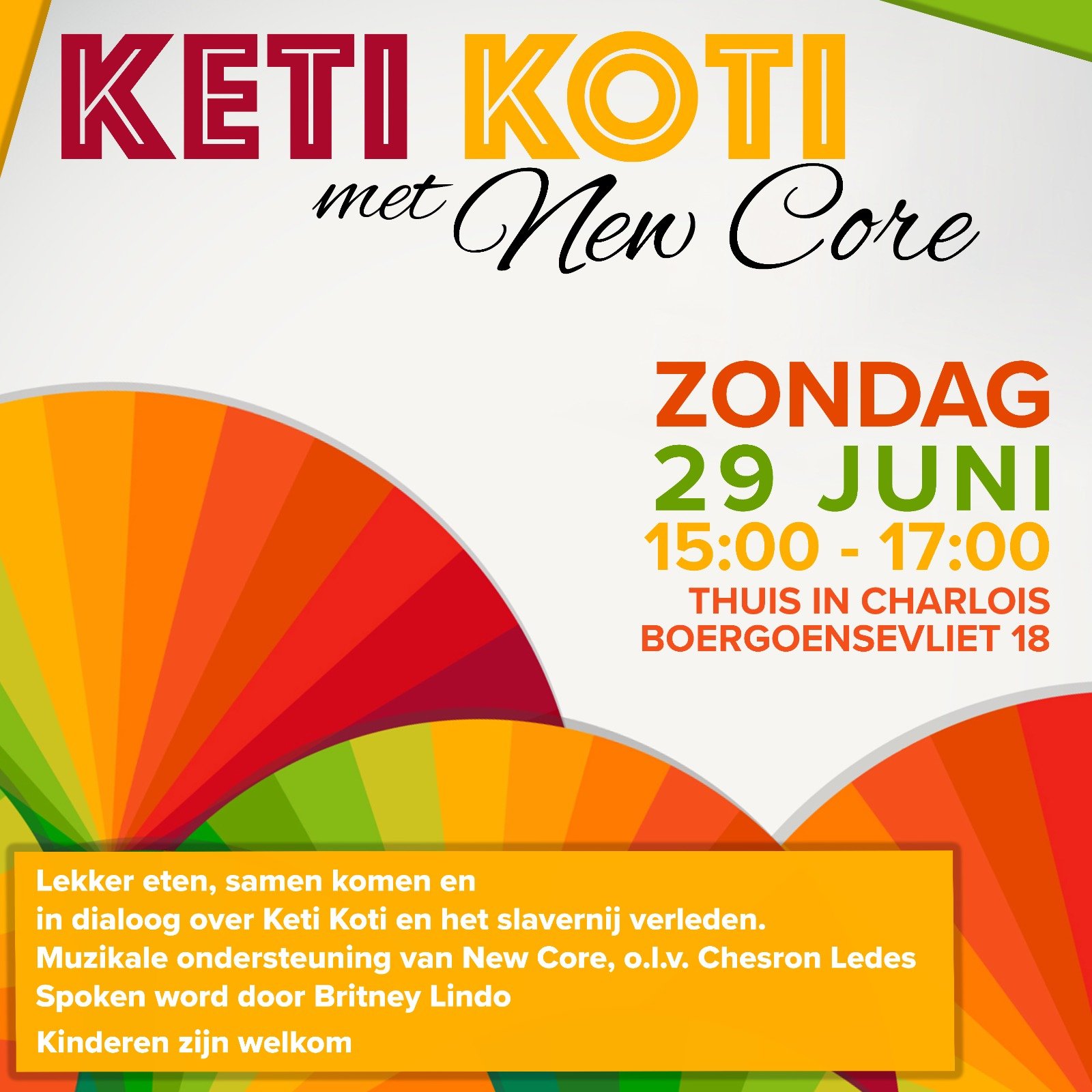 KETI KOTI viering in Oud-Charlois