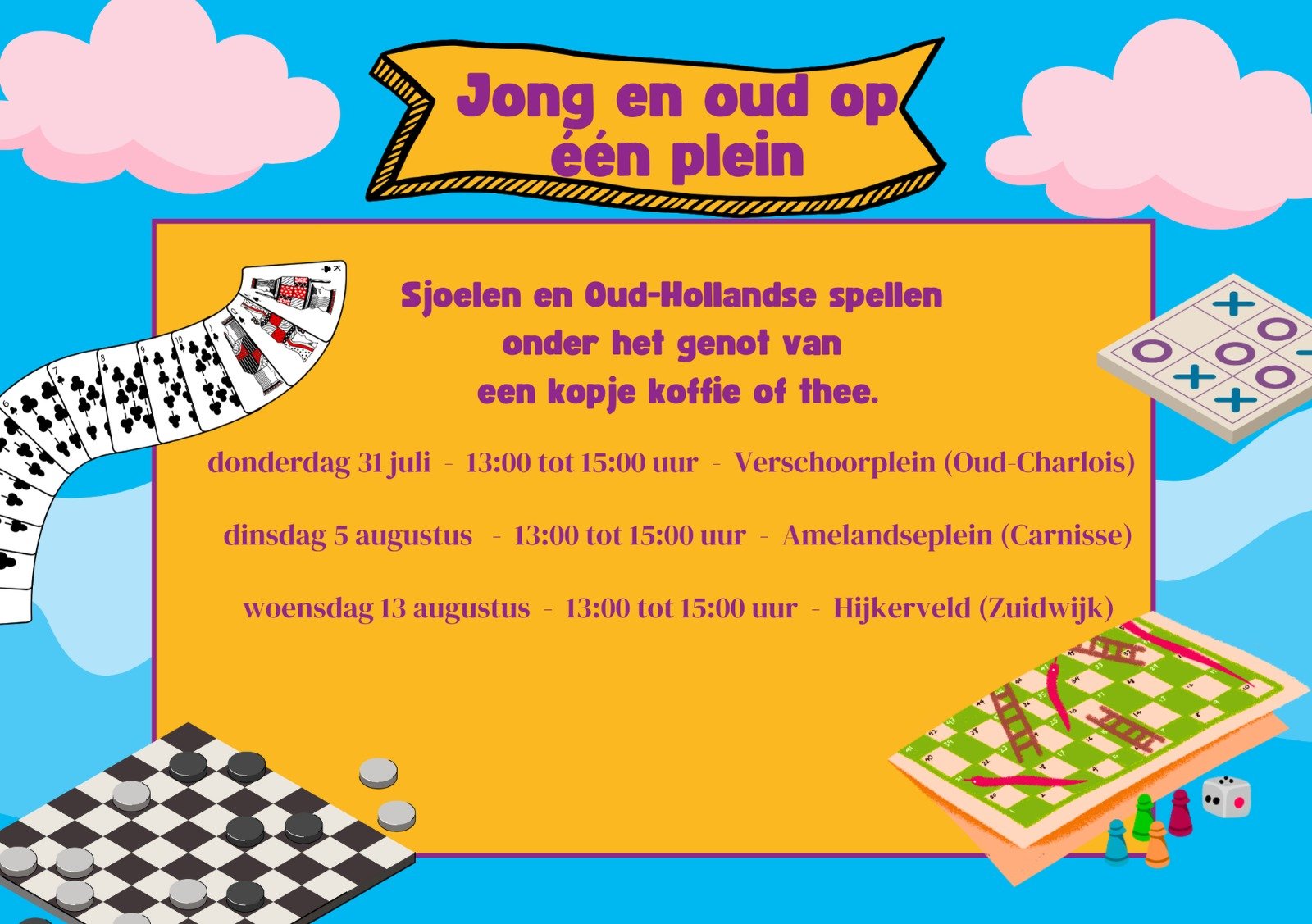 Jong & oud op één plein