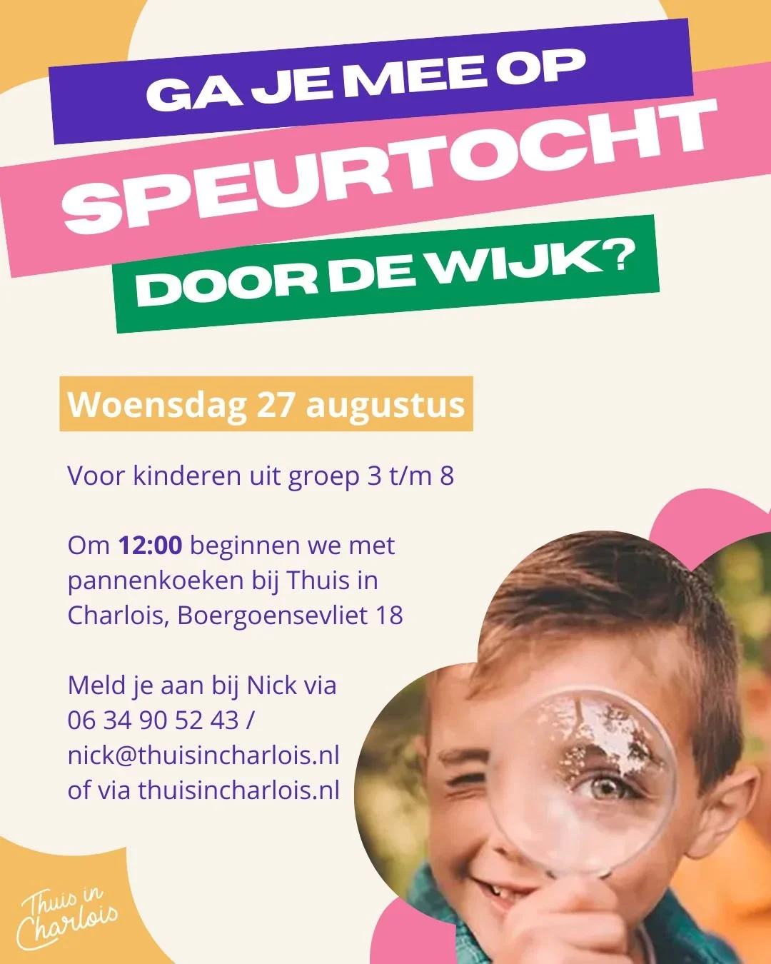 Speurtocht door de wijk!