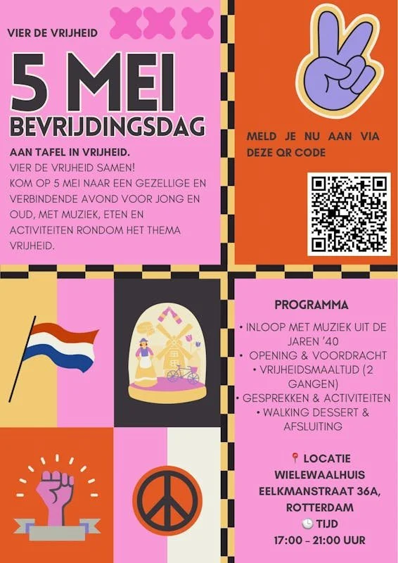 VIER DE VRIJHEID OP 5 MEI IN CHARLOIS