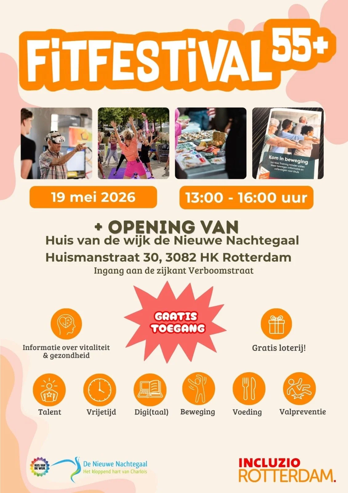 FITFESTIVAL 55+ KOMT NAAR CHARLOIS