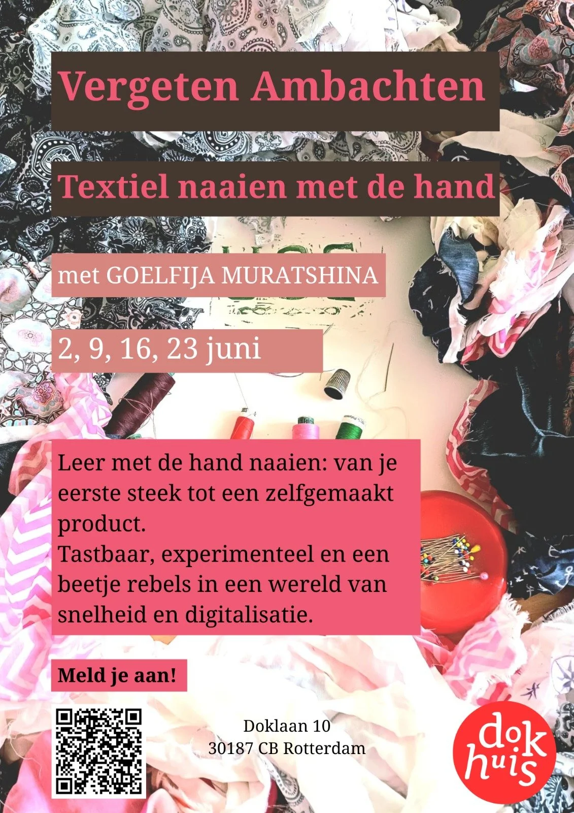 Forgotten crafts – Textiel naaien met de hand 1