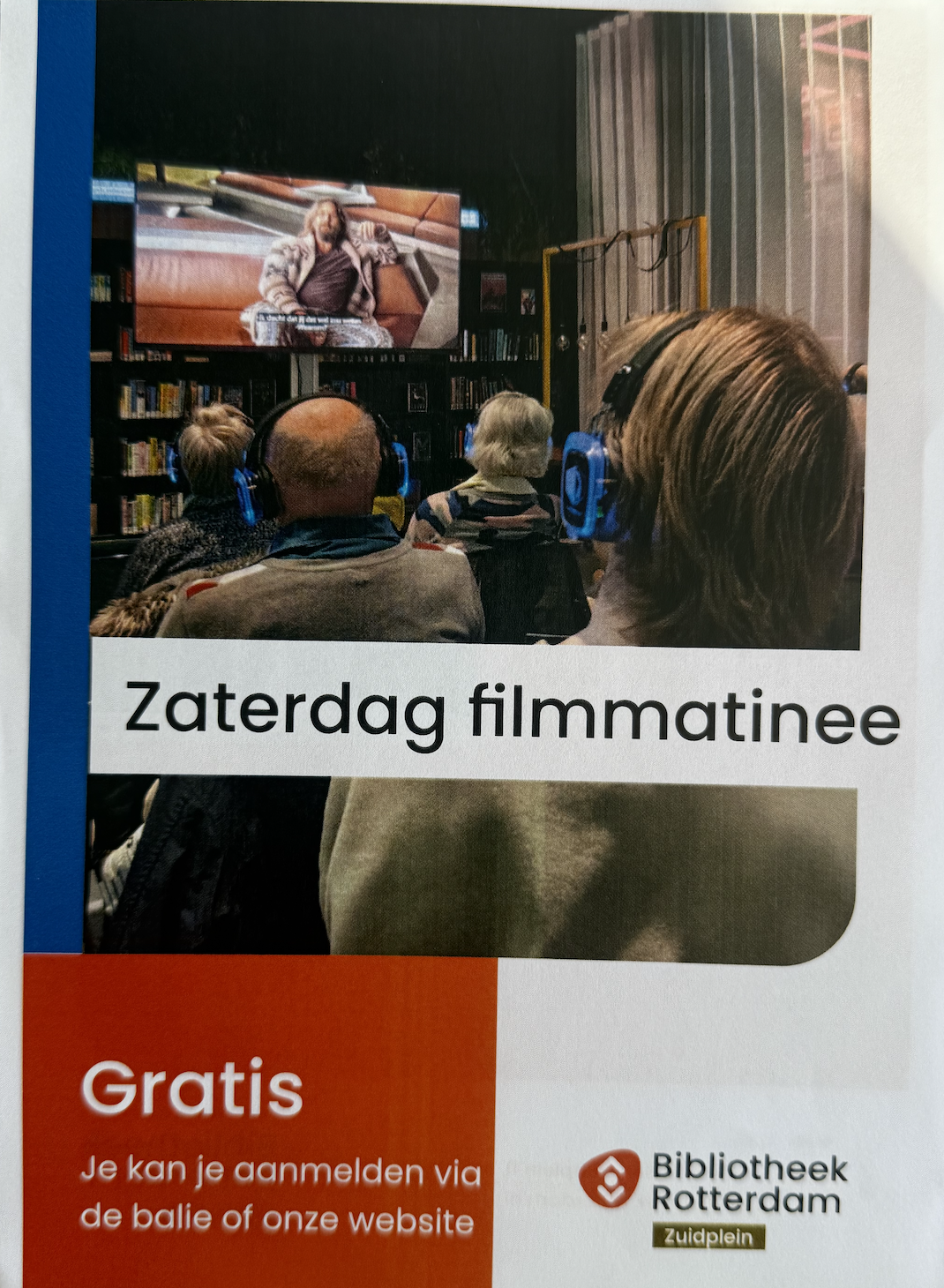 🎬 Zaterdag filmmatinee bij Bibliotheek Zuidplein