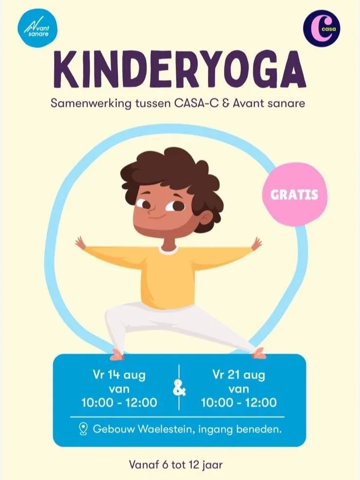 Gratis Kinderyoga bij CASA-C!