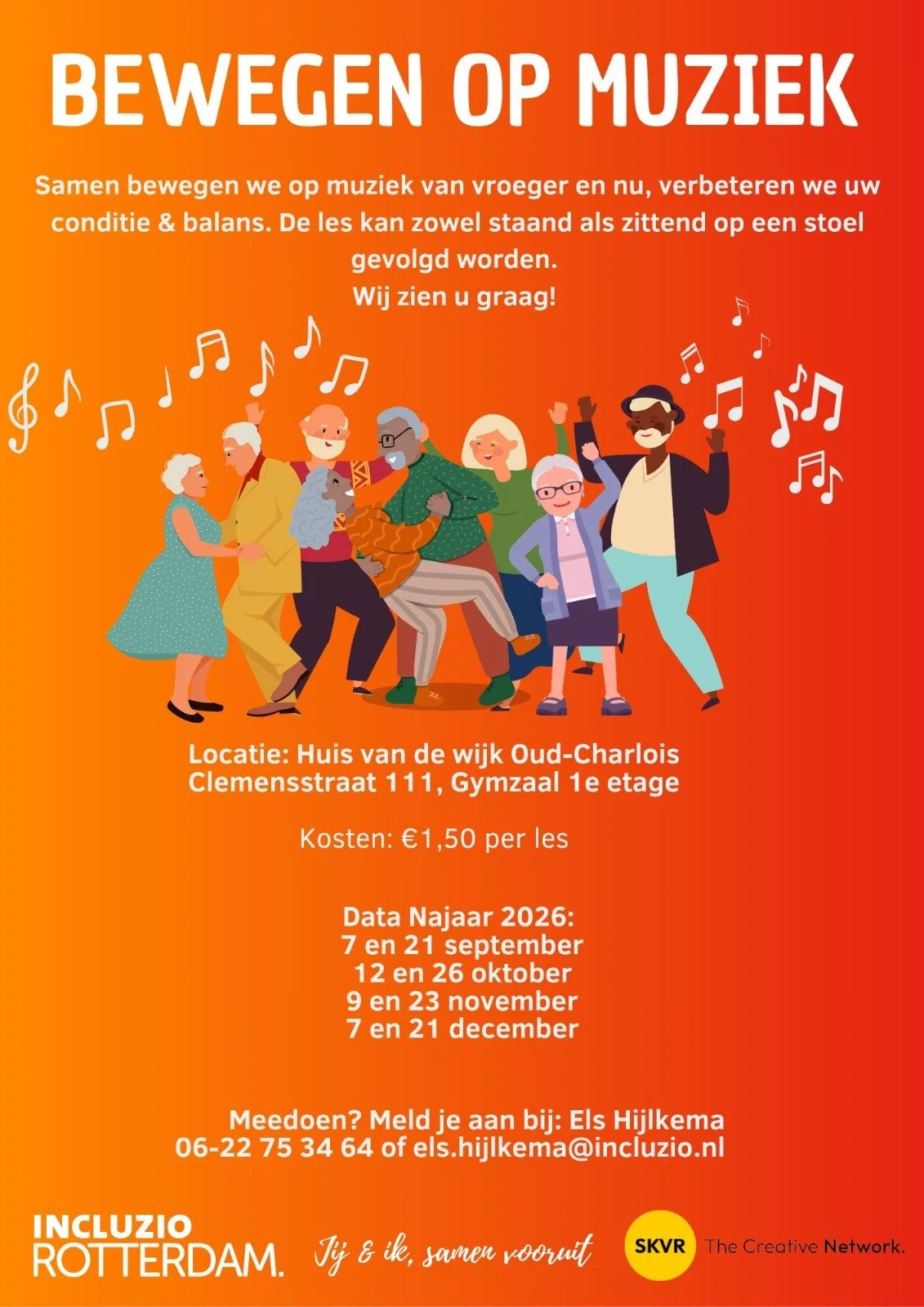 🎶 Bewegen op muziek in Oud-Charlois