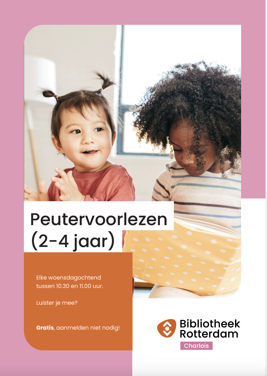 Peutervoorlezen | Bibliotheek Charlois