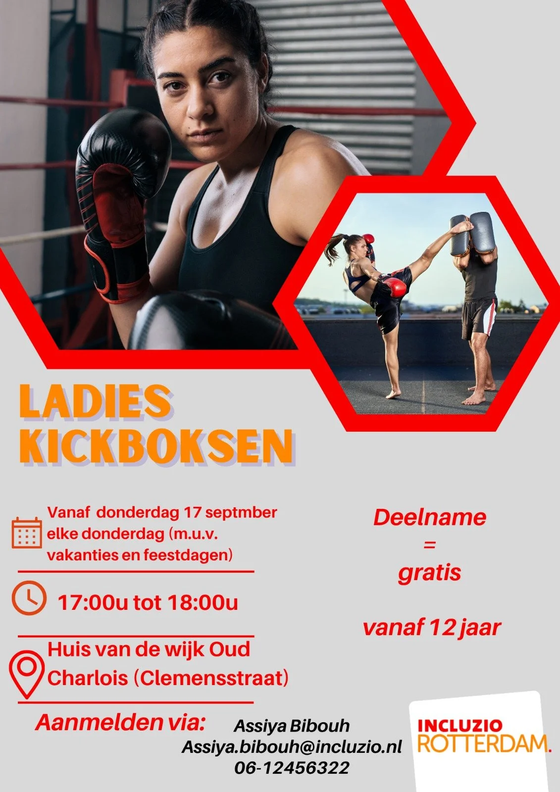 🥊 Ladies Kickboksen in Oud-Charlois