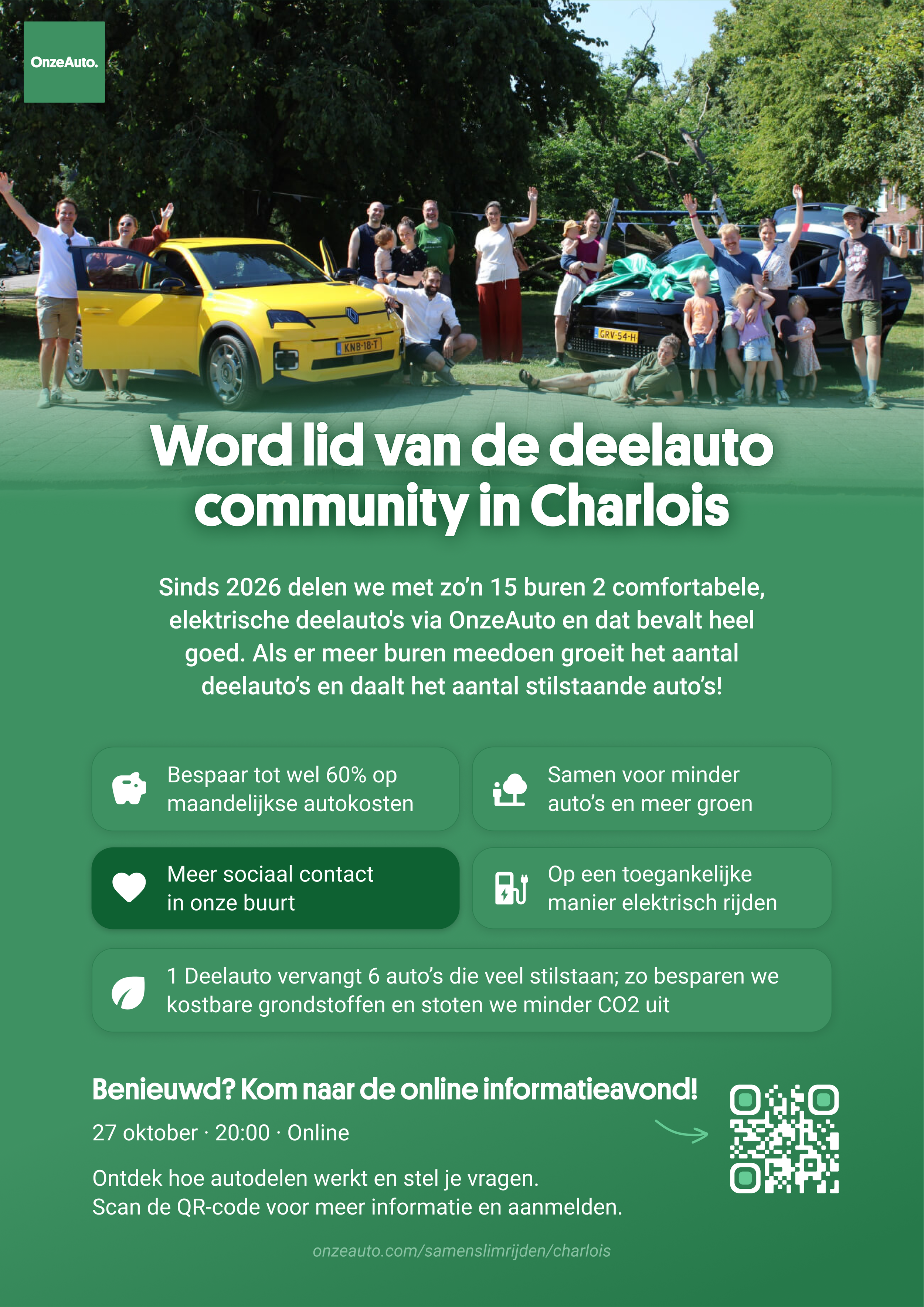 🚗 Ontdek autodelen met je buren in Charlois!