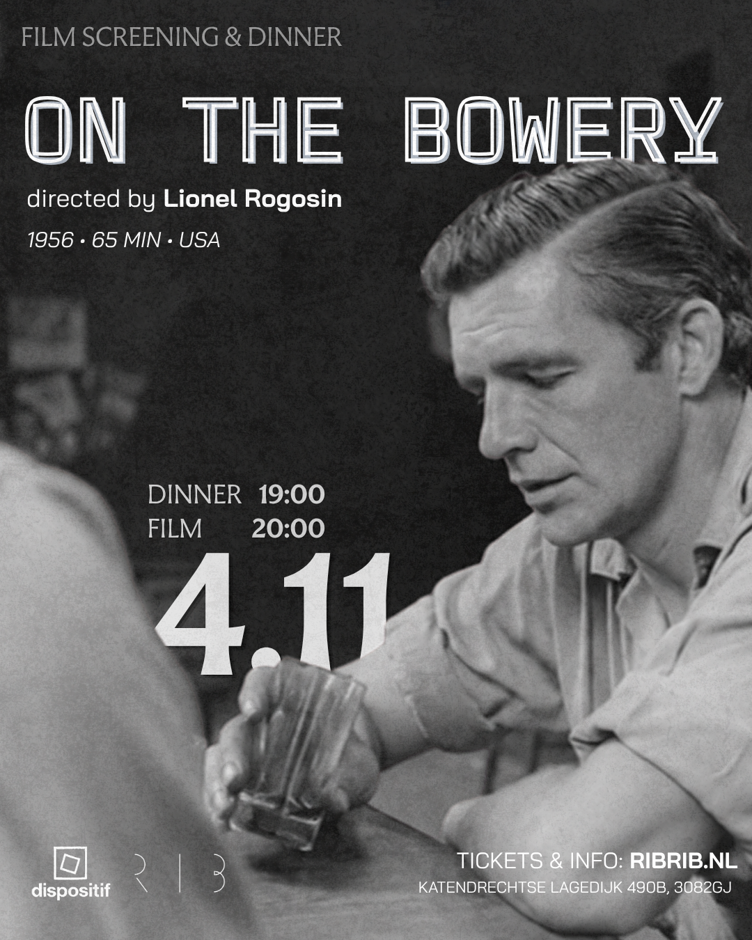 🎬 Film & diner bij RIB: On the Bowery