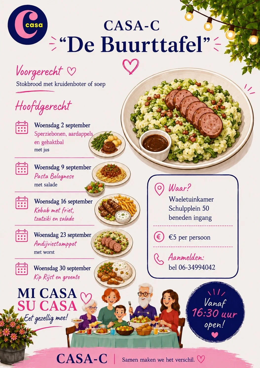 De Buurttafel van CASA-C!