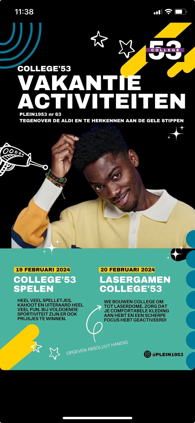 College'53 Spelen