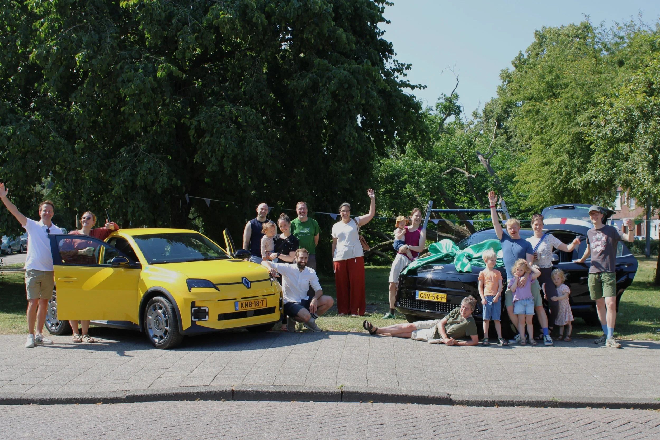 Samen elektrische auto’s delen in Charlois