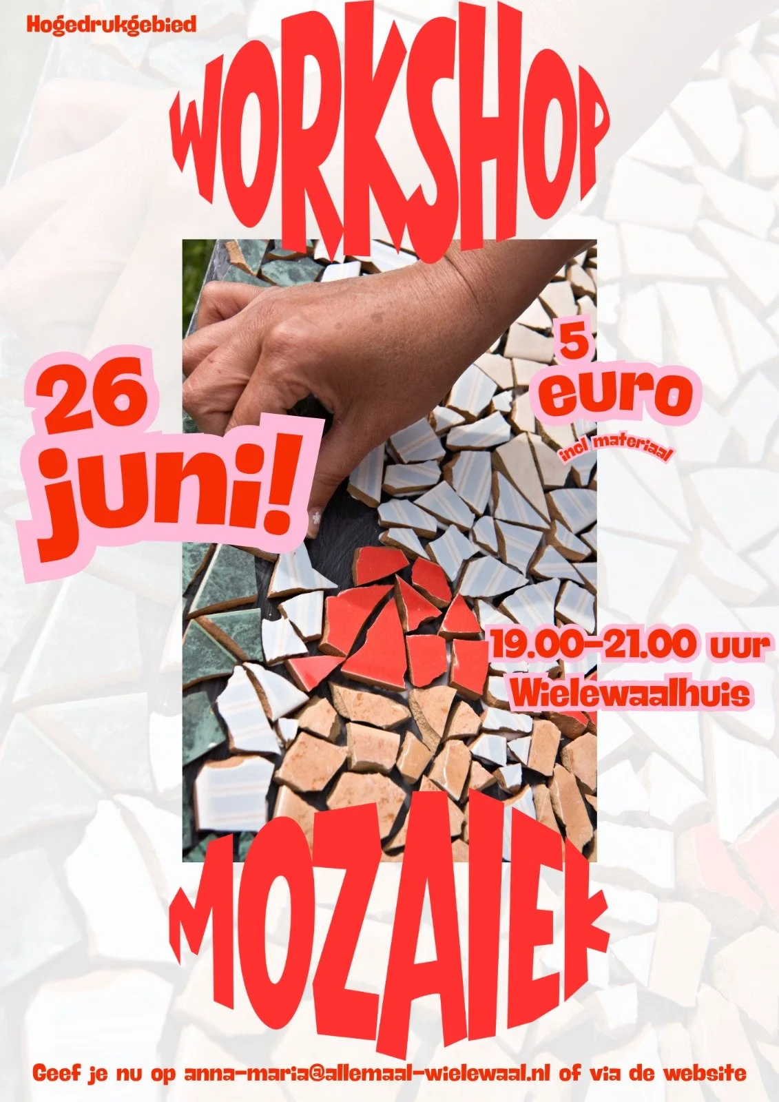 🎨✨ Workshop Mozaïek in Wielewaal!