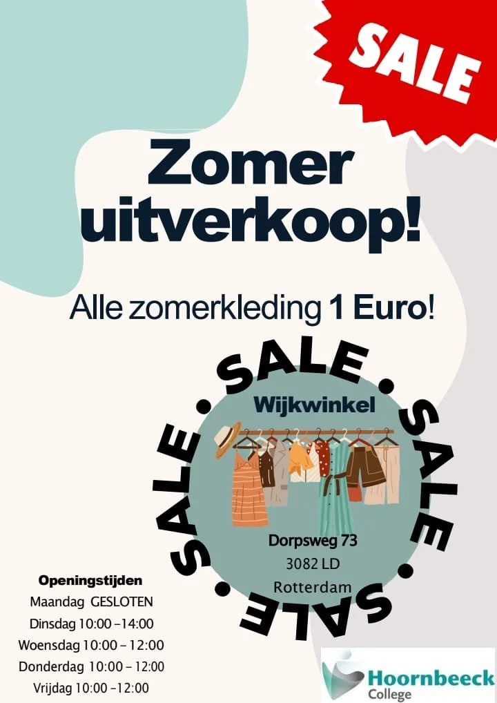 Alle zomerkleding voor €1!