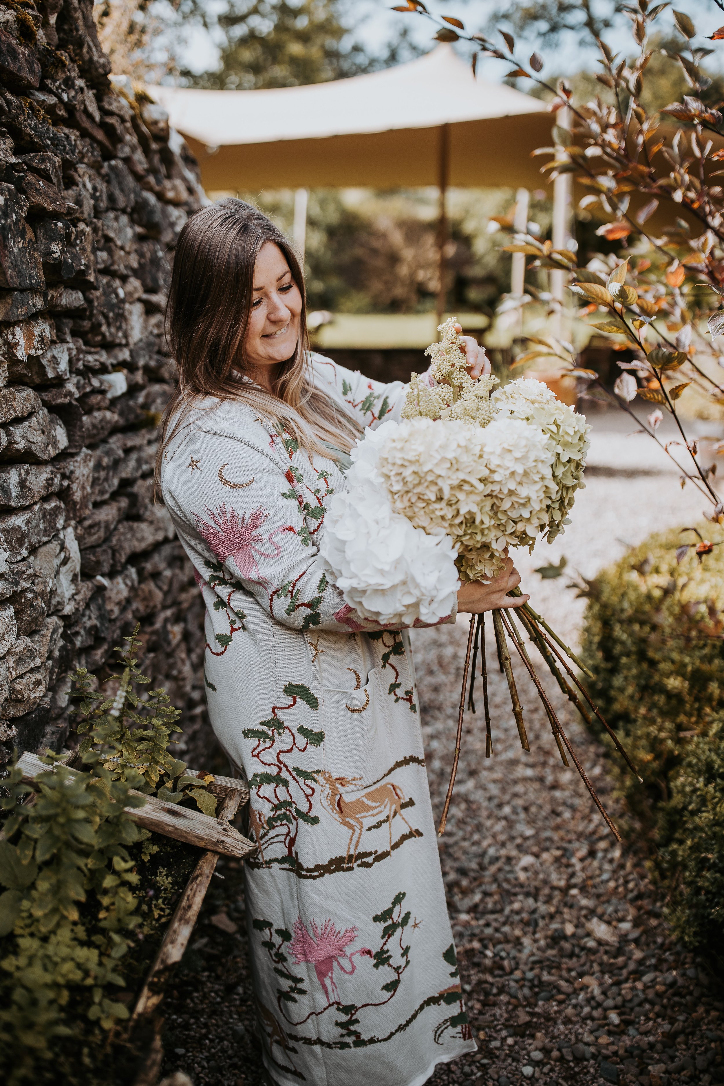 Jessica, founder and creative director of Darcey Floralscapes