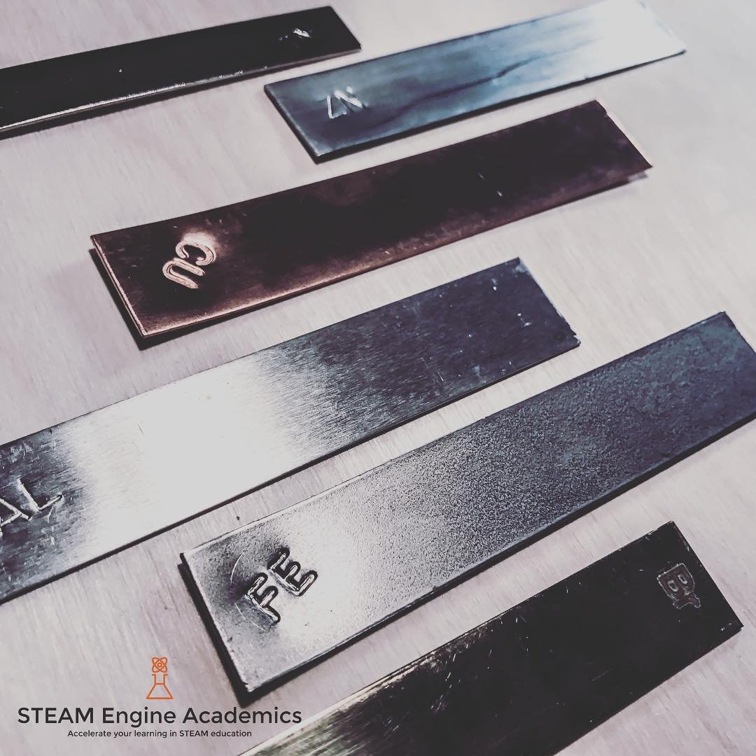 Metallic samples and alloys, some of which are the workhorse of our modern society ⛓⚙️🔩
#
@
$
&amp;
#STEAM_Engine_Academics #STEAM #STEM #education #science #technology #engineering #art #mathematics #metal #alloy #industry #design #mechanicalEngine