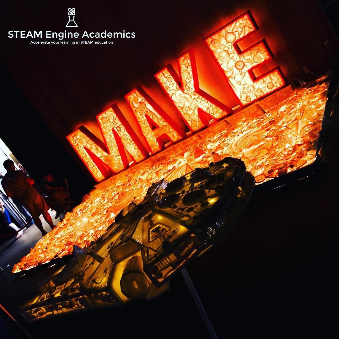 Here we have a display of Tapigami at the Maker Faire 2017. Who is ready for another round of show and tell in 2018?
#
@
$
&amp;
#STEAM_Engine_Academics #Tapigami #MakerFaire #showAndTell #STEAM #STEM #education #science #technology #engineering #art