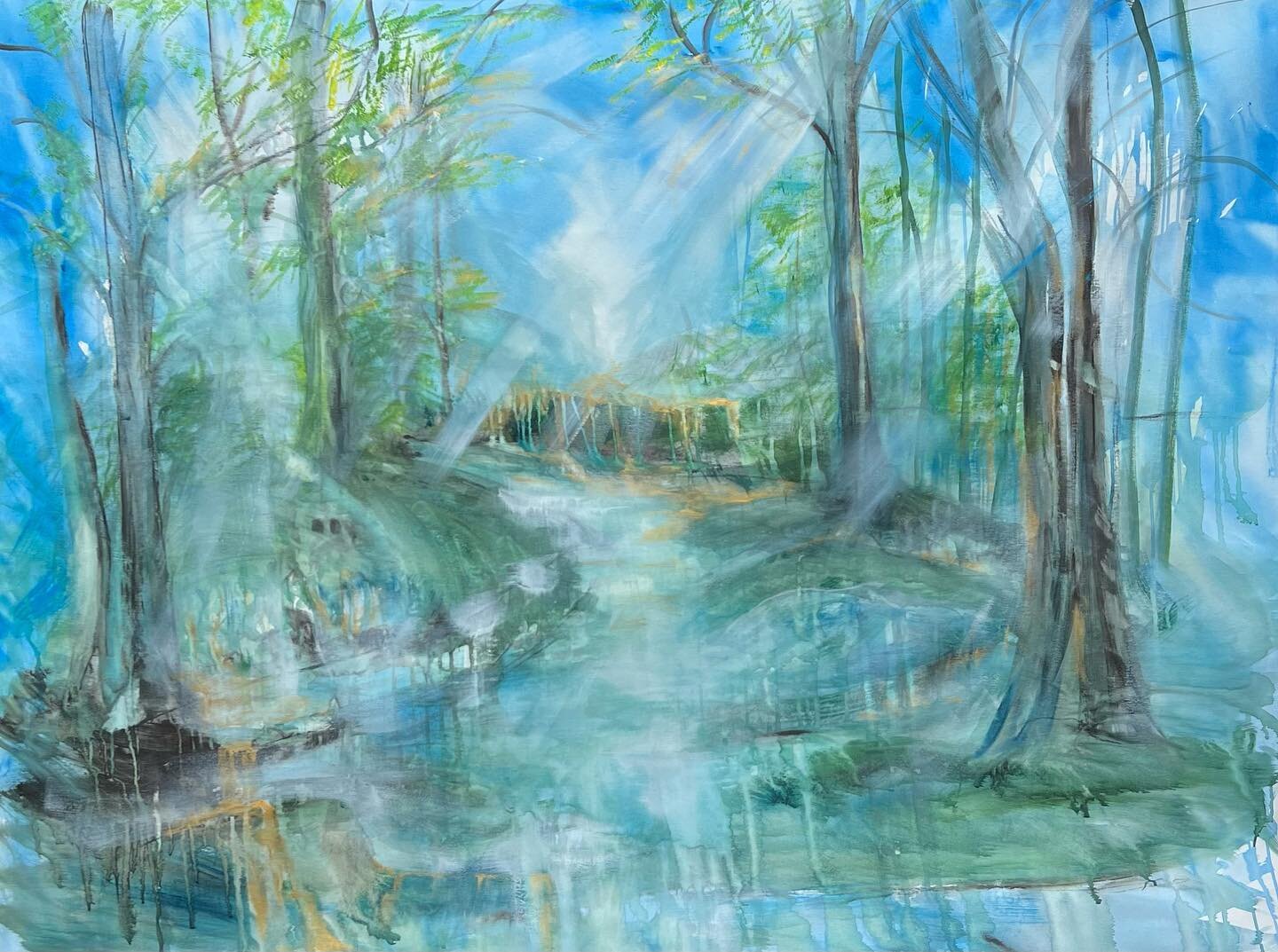 &laquo;Magisk skog&raquo;🌲

#art #artwork #artgallery #design #abstractart #abstractpainting #painting #maleri #kunst #intuitivt #natur #farger #forest #kunstner #skogensro #intuitiveart #maleriertilsalg #malerier #h&aring;ndtverk #skaperglede #akry