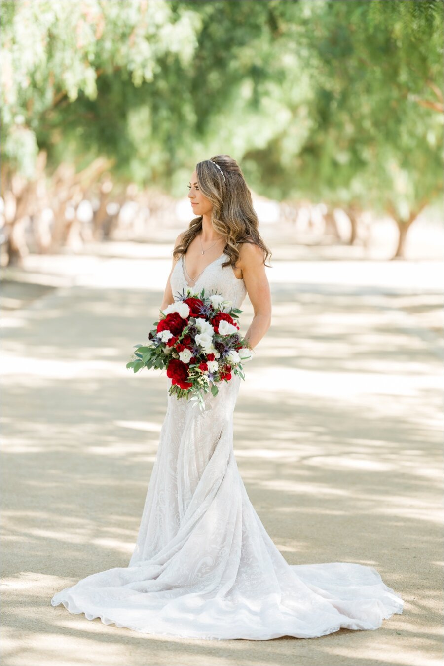 Bridal portrait at Epona Estate