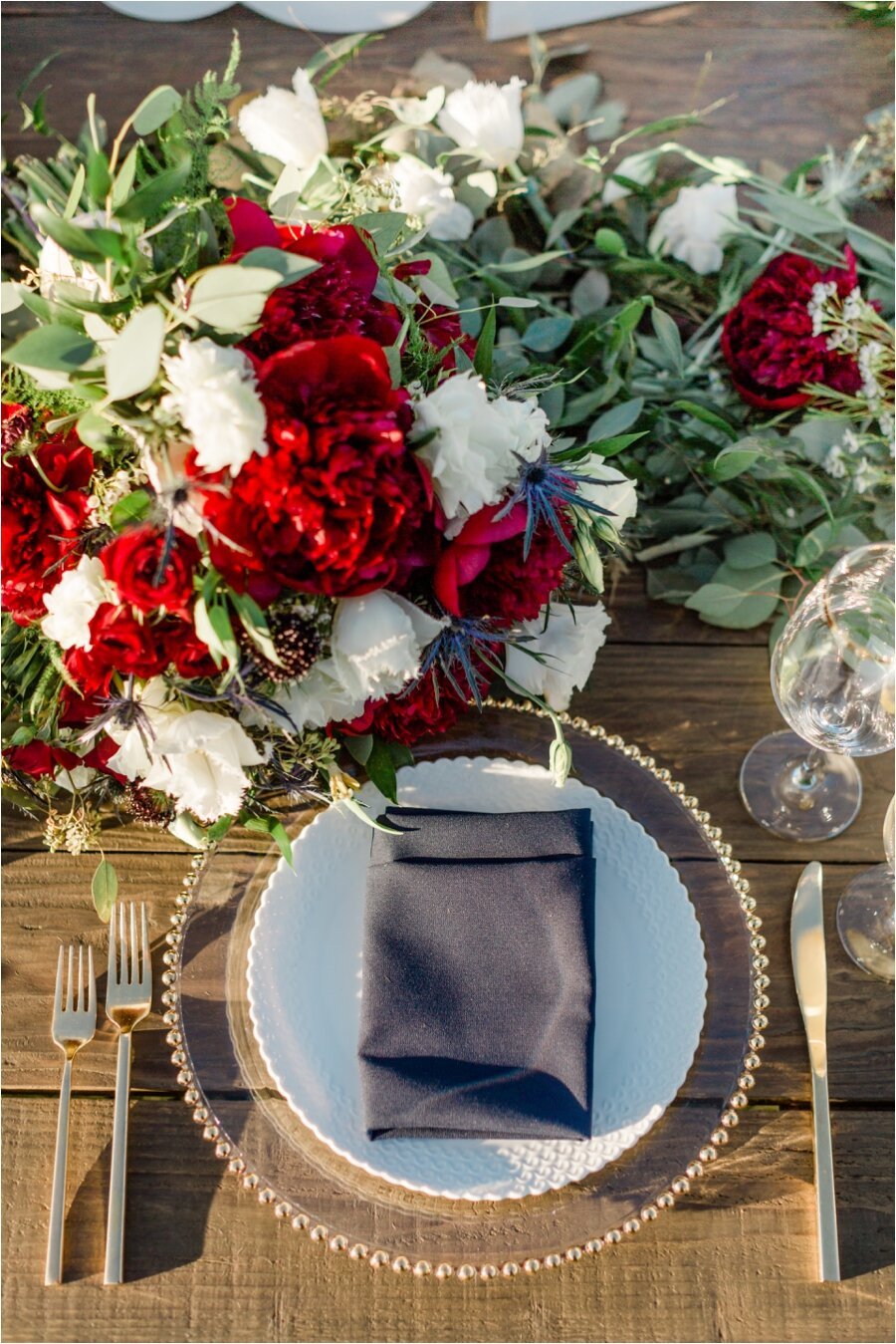 Epona Estate Wedding table settings