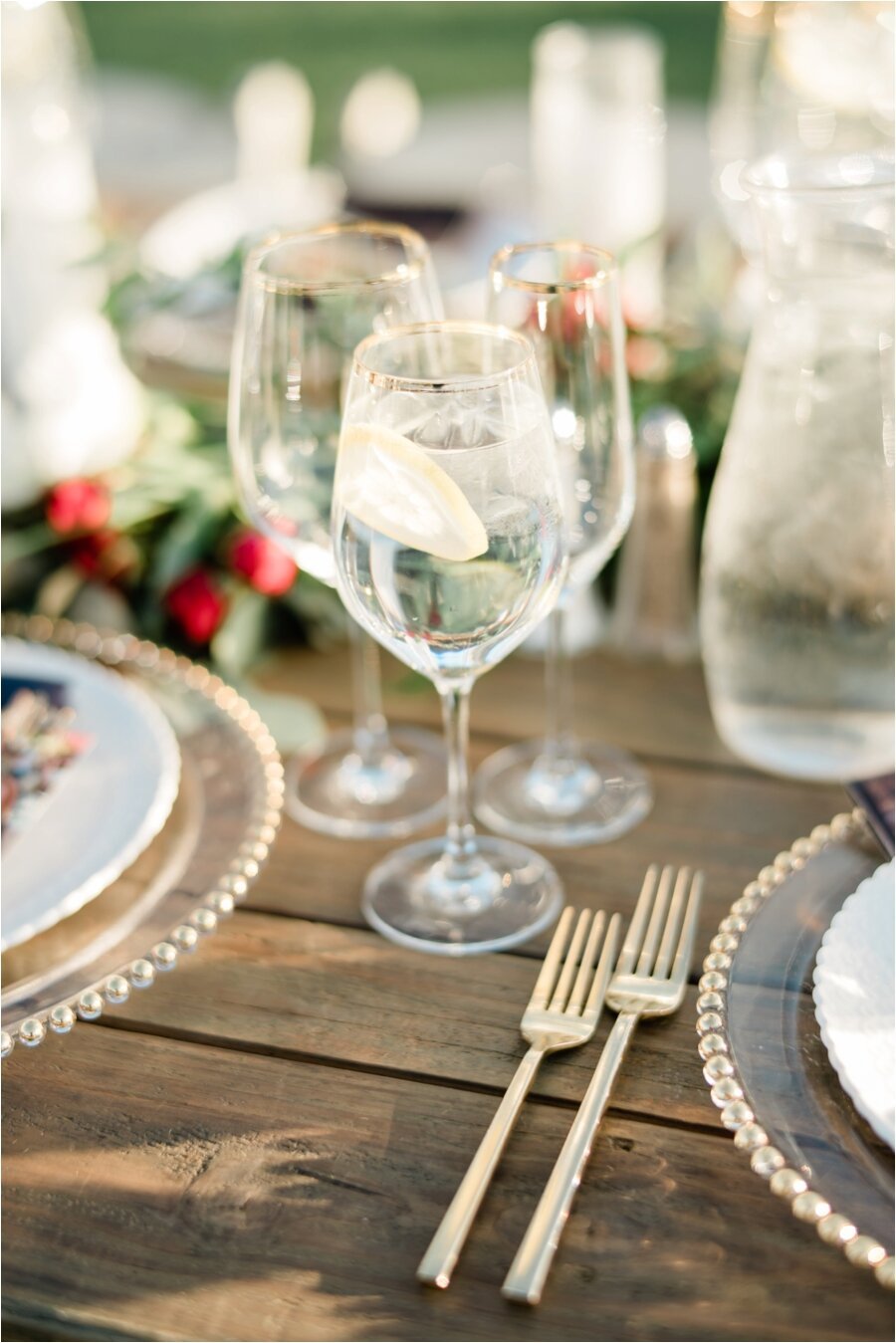 Epona Estate Wedding stemware