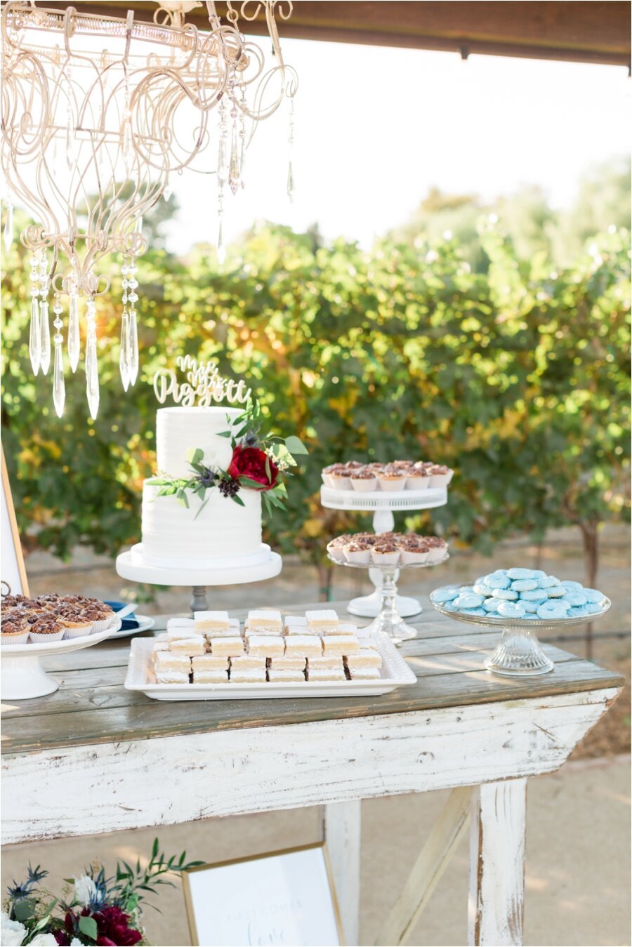 Epona Estate Wedding dessert table