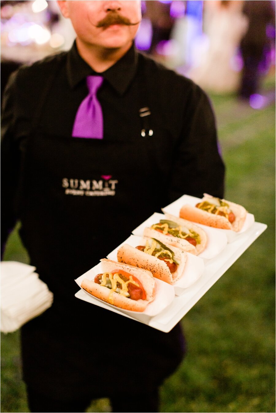 Chicago dogs by Summit Catering
