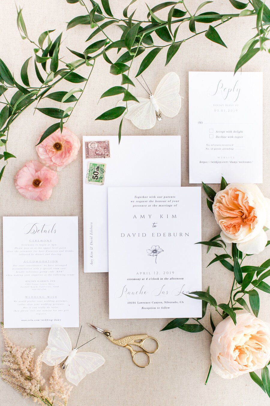 styled invitation suite 