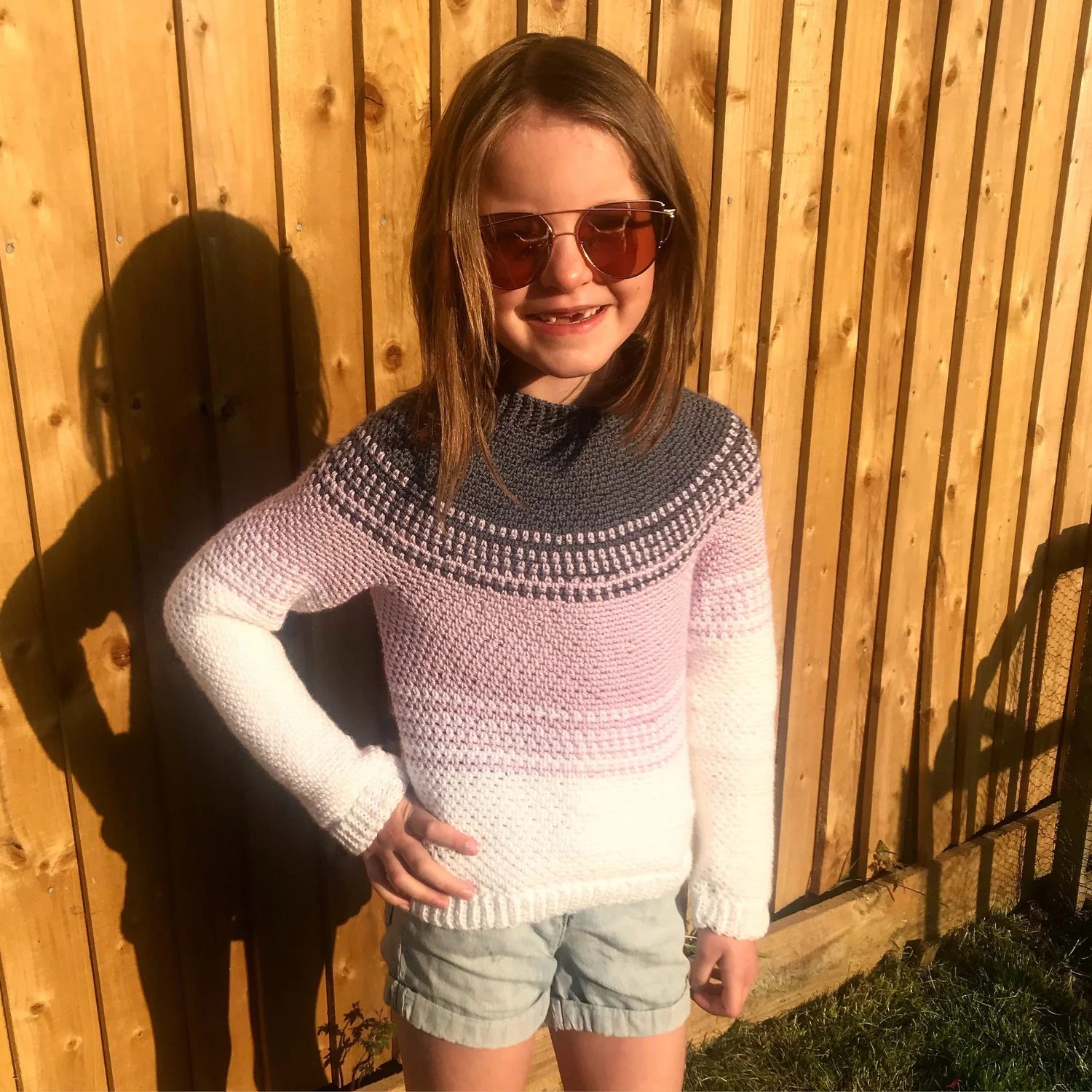 Pull Modcloth Crochet Confetti – Gris, Taille S, Boutons Et Dentelle