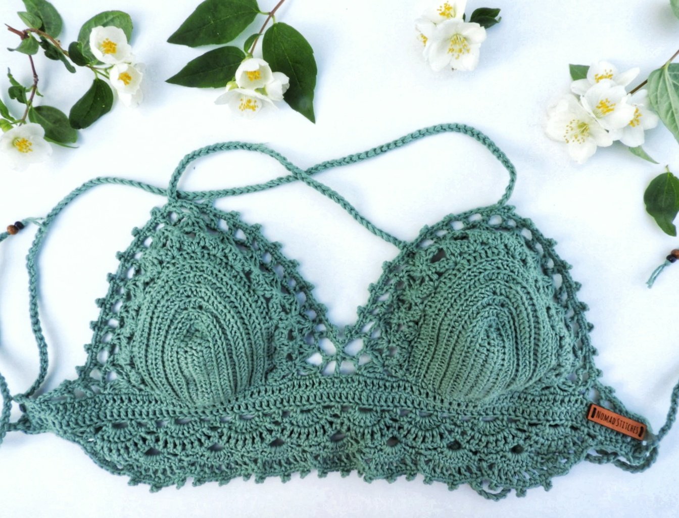 Speak Softly Crochet Lace Bralette (Dusty Blush) · NanaMacs